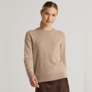 Kinross Cashmere 100% Cashmere Women's Tan Sweater